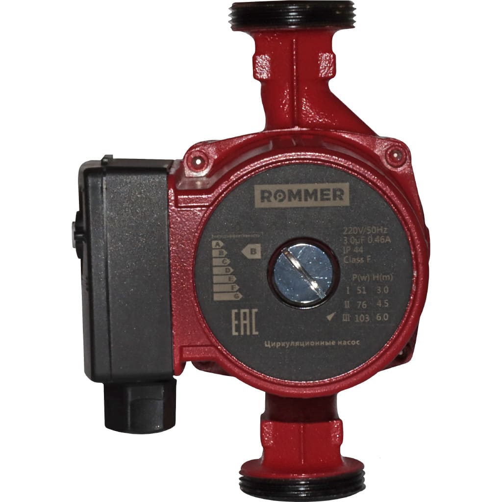 Насос цирк. Rommer UPC 32-40 180 мм Насос цирк. Rommer UPC 25-80 180 мм