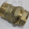 ПНД соединитель 32*1" НР латунь HELA 210