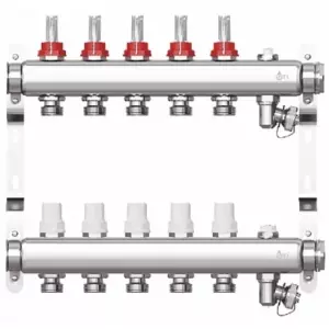Коллекторная группа 1"х 5 вых. с расход STI   TT000010556
