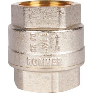 Обратный клапан 1 1/4" Rommer с металлическим седлом