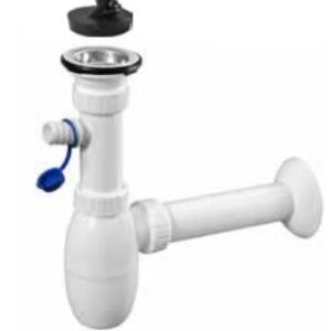 Сифон MIANO 1 1/2" 40мм с выпуском и подключением стиральной машины  M0426