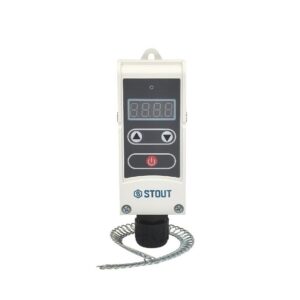 Термостат накладной Stout 5-80 градусов электронный STE-1006-200580